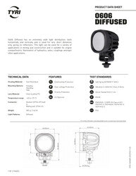 TYRI 0606 Diffused LED Light – Ultra-Compact, Glare-Free