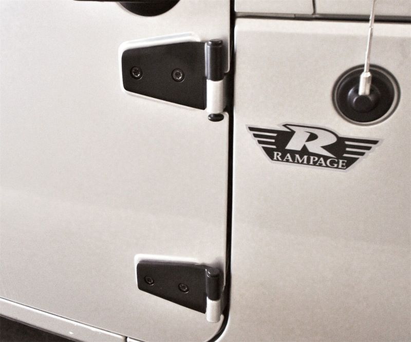 Rampage Door Hinges | Jeep Wrangler JK (87641)