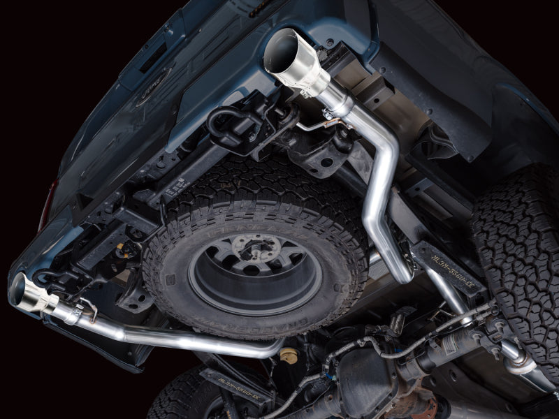 AWE Tuning 2021+ Ford F-150 Tremor Catback w/ Bumper Cutouts & Chrome Silver Tips | Ford F-150 (21-23) (3020-32402)