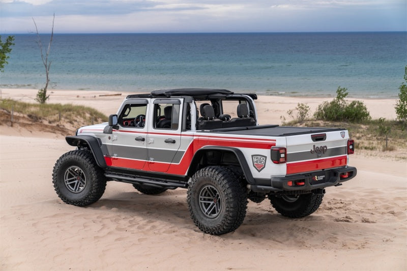 Rugged Ridge Voyager Fastback Soft Top - Black Diamond: Fits Most Jeep Gladiator Models (2018-2026)