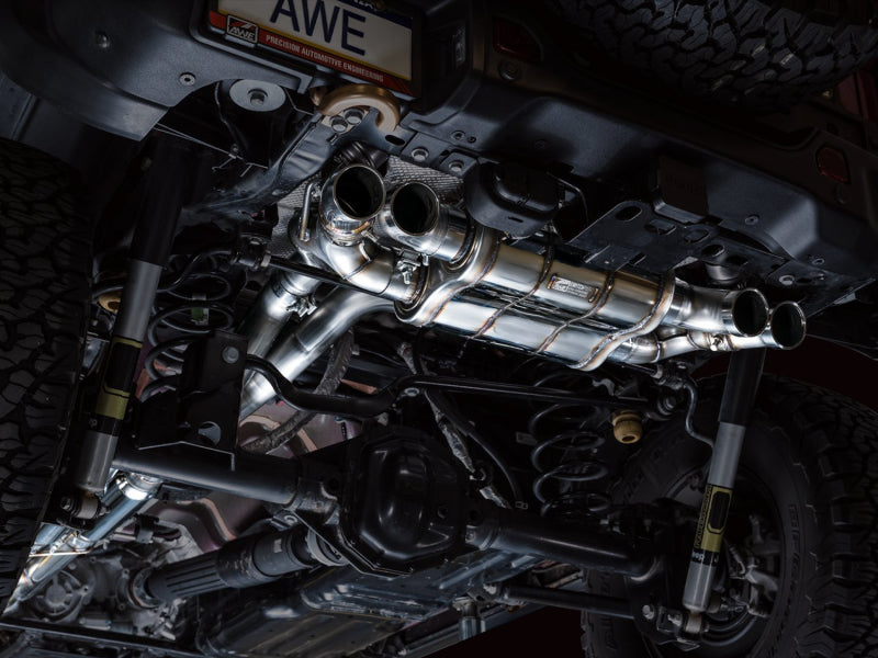AWE Switchpath Cat-Back Exhaust System: Jeep Wrangler Rubicon 6.4L 392 2021 - 2025