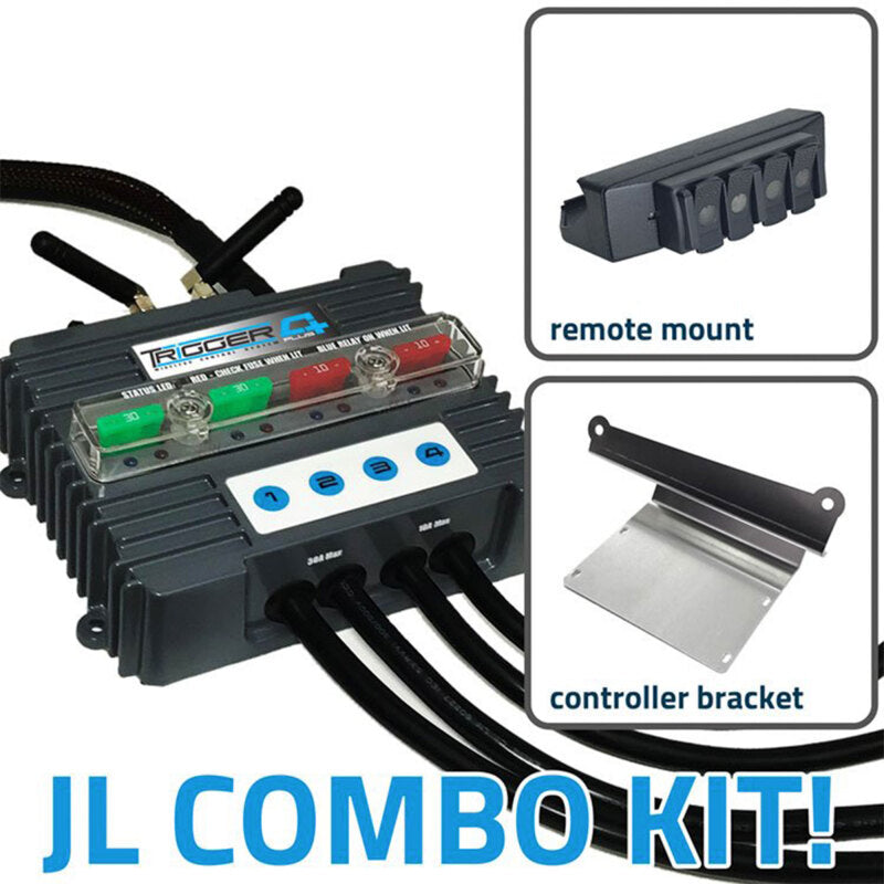 ORACLE Trigger 4 Plus Wireless Accessory Control System Combo Kit | Jeep Wrangler JL (18-25) / Gladiator JT (20-25) (2100JL)
