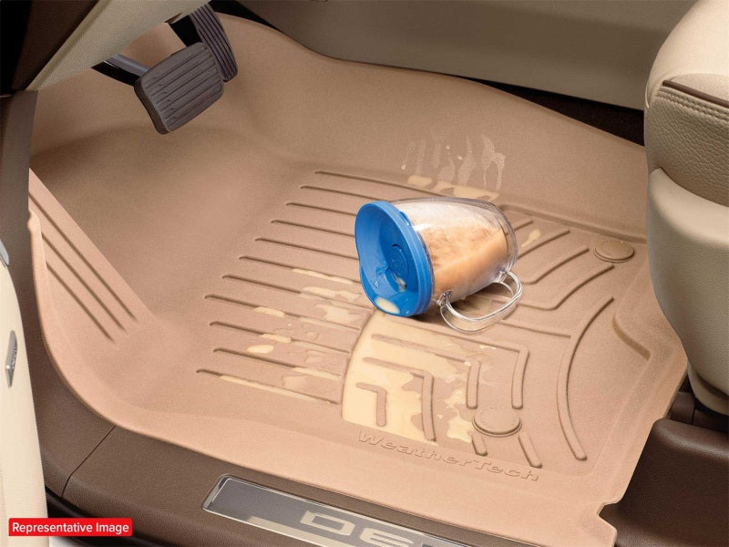 WeatherTech FloorLiner HP Front Floor Mats (Black): Ram 1500 2019 - 2024 (Quad & Crew Cab)