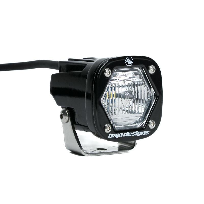Baja Designs S1 Universal Auxiliary Light Pod w/ Trail Clear Lens - Single Lights offroad accessory | Iron Ridge Offroad