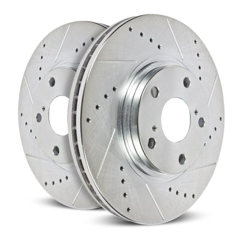 PowerStop Drilled and Slotted Rotor (FRONT): Dodge Ram 2500 (2009-10) / Ram 3500 (2009-10) / 2500 / 3500 2011 - 2022