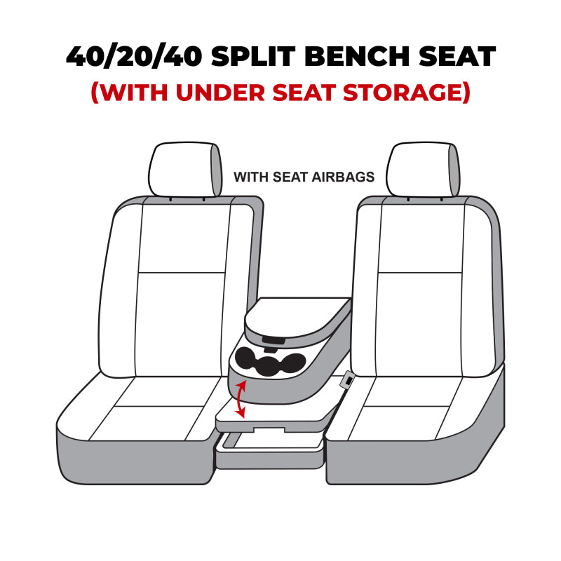 Covercraft 13-16 Dodge Ram Carhartt SeatSaver Front Seat Covers | Ram 1500/2500/3500 (09-18) (SSC3438CAGY)