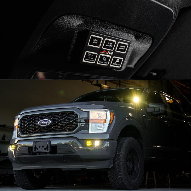 SPOD Ford F-150 Mini 6 SourceLT Vehicle Specific Kit | Ford F-150 (21-23, 24-26) / Raptor (21-23, 24-26) (870088)