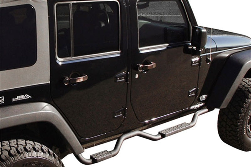 Rampage Side Bar Drop Step | Jeep Wrangler JK (07-18) (26628)
