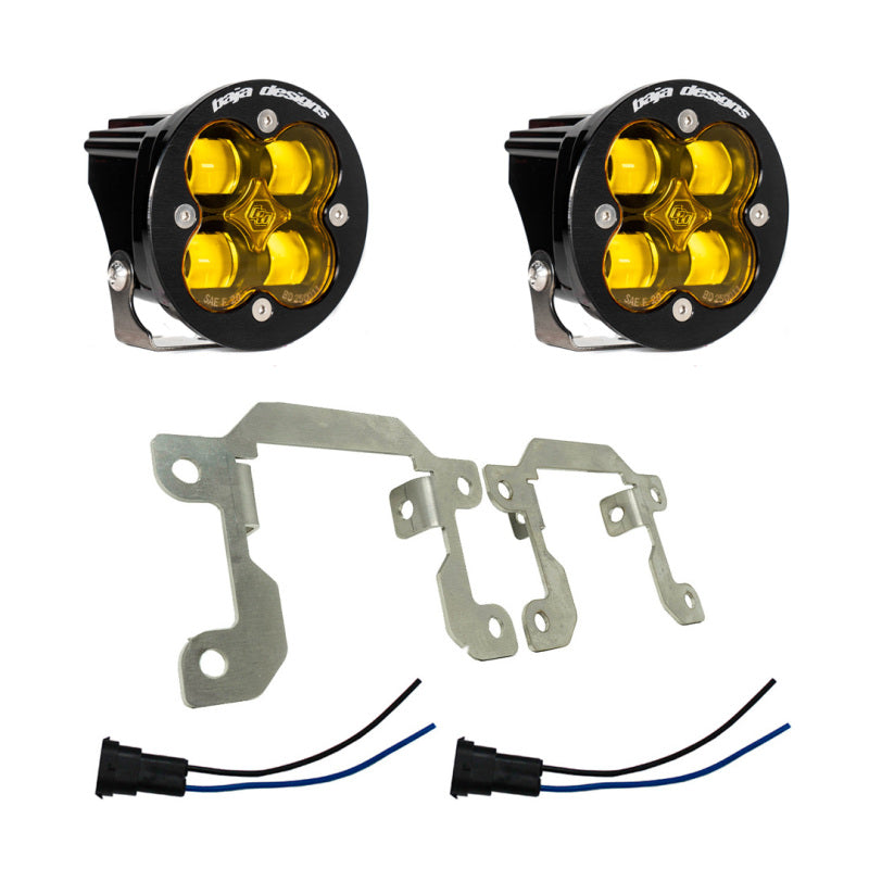 Baja Designs Big Horn Fog Pocket Kit: Ram 2500 / 3500 2019-2024 - Amber