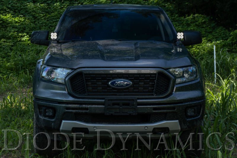 Diode Dynamics 19 - 21 Ford Ranger Sport SS3 LED Ditch Light Kit with Backlit Pods Lights offroad accessory | Iron Ridge Offroad