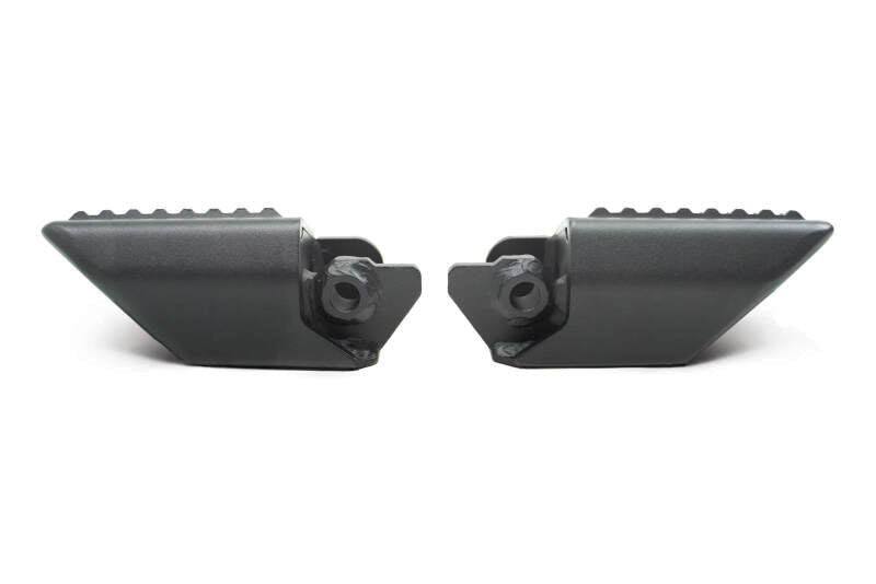 DV8 Offroad 2021+ Ford Bronco Foot Peg Pair - Black Exterior Styling offroad accessory | Iron Ridge Offroad