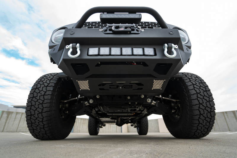 DV8 Offroad Steel Front Skid Plate for 2021 - 2022 Ford Bronco - Enhanced Underbody Protection Body Armor & Protection offroad accessory | Iron Ridge Offroad