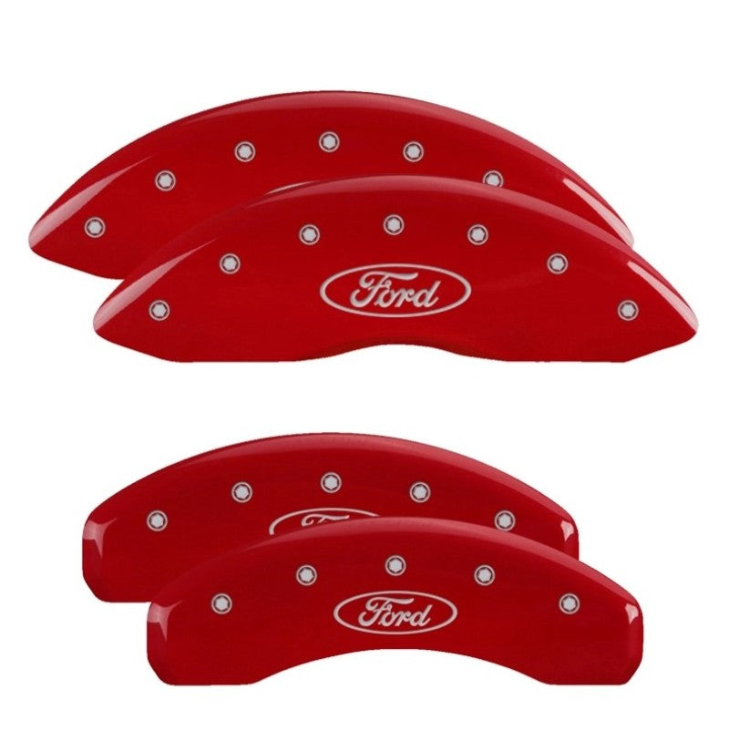 MGP 4 Caliper Covers | Ford F-150 (21-23 / 24-26) (10256SFRDRD)