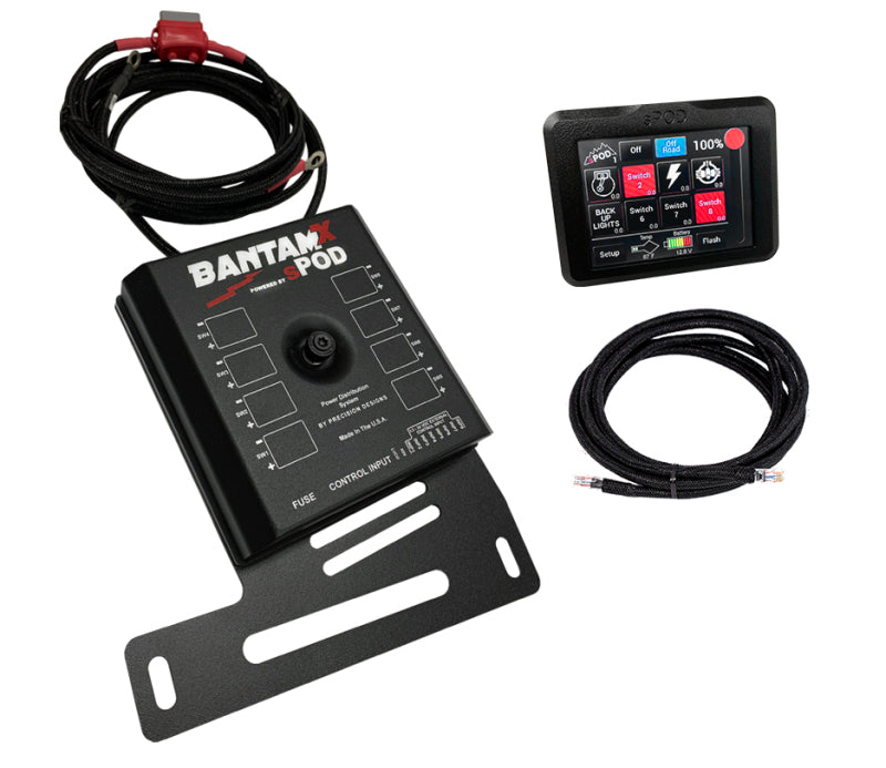 SPOD BantamX Touchscreen: Jeep Wrangler JK 2007-2018