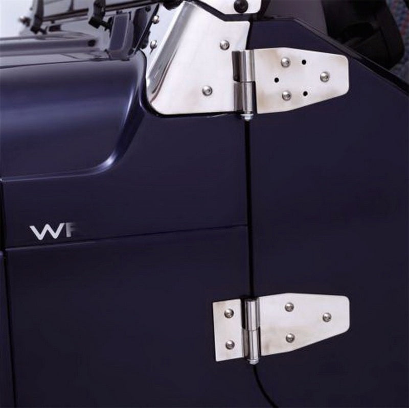 Rampage Stainless Door Hinges | Jeep Wrangler JK (07-18) (7441)