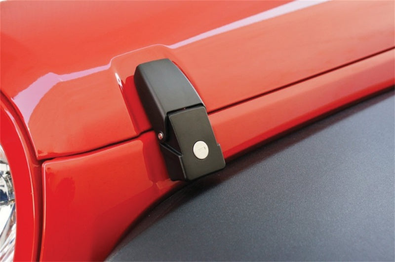 Rampage Hood Catch Locking | Jeep Wrangler JK (76336)