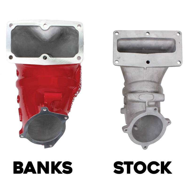 Banks Monster-Ram Intake System Red (F&R): RAM 2500/3500 2013-2018 6.7L Cummins