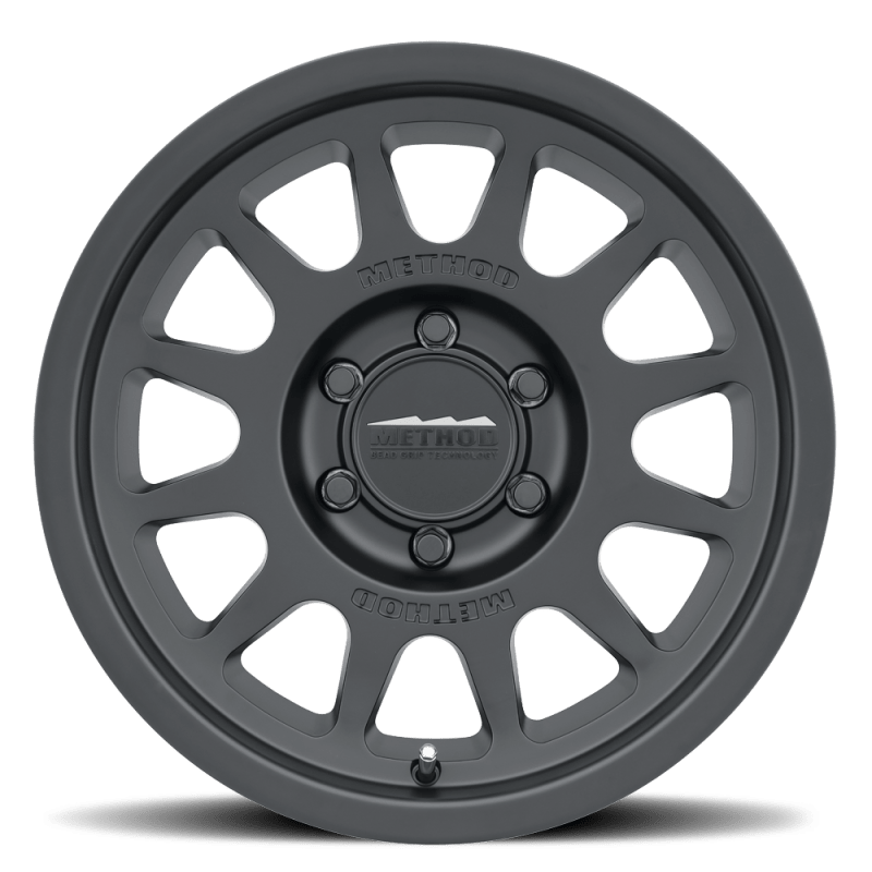 Method Wheels MR703 Matte Black 17x8.5 Inch ET+25 Offset 6x135 Bolt Pattern Wheels offroad accessory | Iron Ridge Offroad