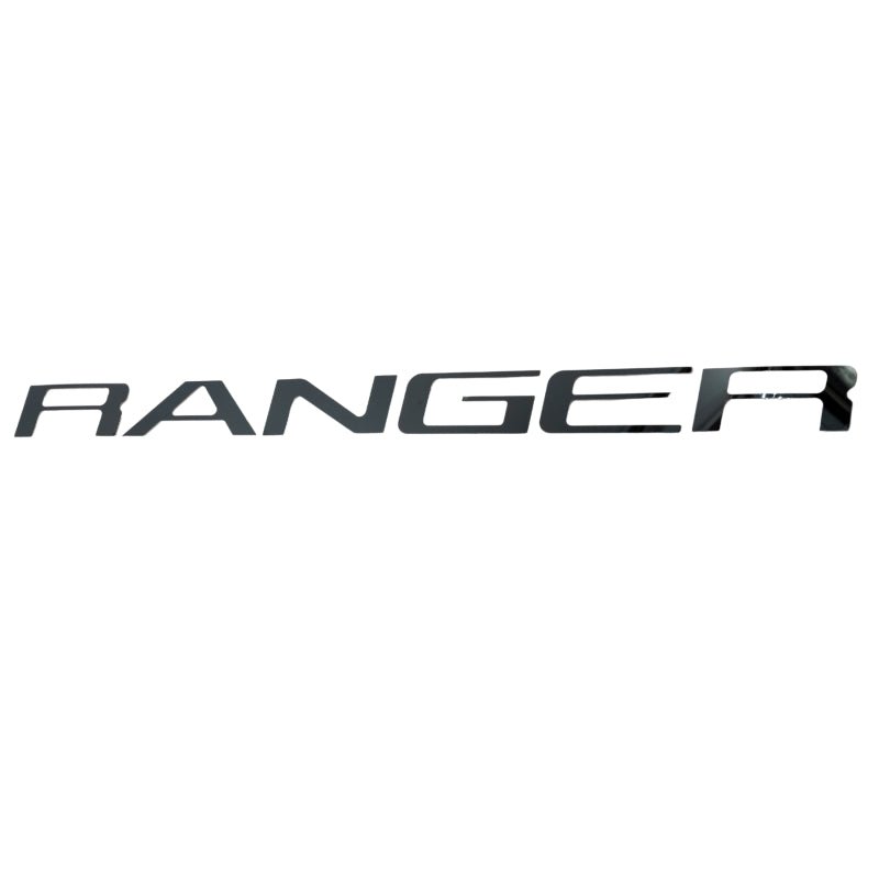 Putco 19 - 20 Ford Ranger - Black Platinum Tailgate Letters RANGER Exterior Styling offroad accessory | Iron Ridge Offroad