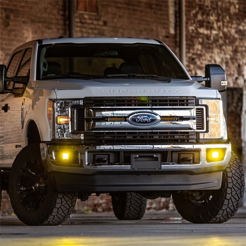 Rigid Industries D - Series PRO SAE Yellow Fog Ditch Lights - Pair Lights offroad accessory | Iron Ridge Offroad