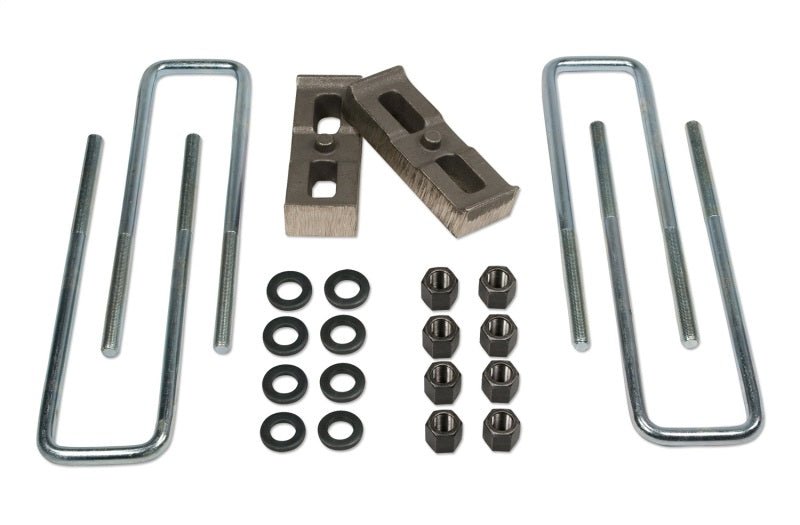 Tuff Country Rear Block & U-Bolt Kit | Chevrolet Silverado 2500HD/3500HD (20-26) (97090) Suspension offroad accessory | Iron Ridge Offroad