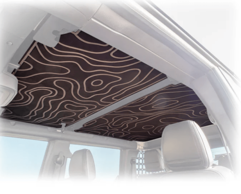 Turn Offroad Foam Headliner for 2021+ Ford Bronco TR10 Hardtop in Black Roofs & Roof Accessories offroad accessory | Iron Ridge Offroad