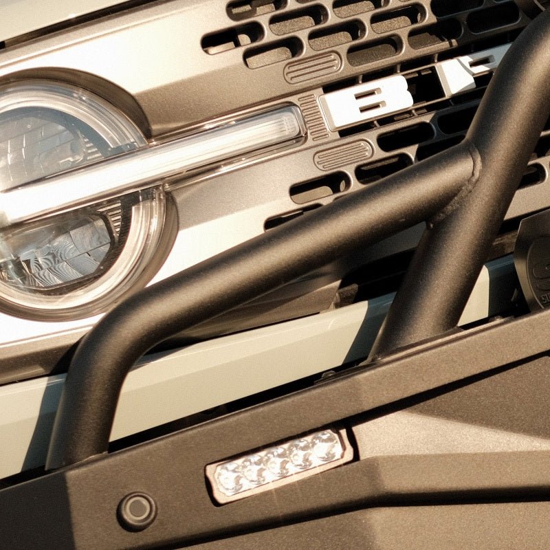 Westin XTS Round Bull Bar Texture Black - 2021+ Ford Bronco Bumpers offroad accessory | Iron Ridge Offroad