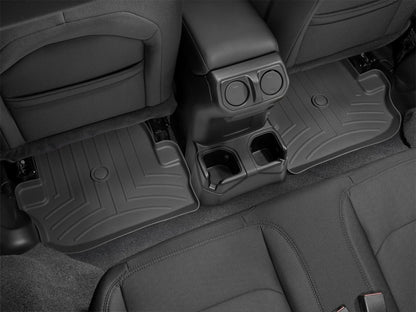 WeatherTech FloorLiner Rear Floor Mats (Black): Jeep Wrangler 2018 - 2025