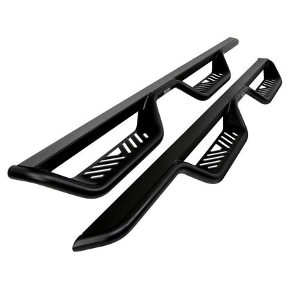 Westin Black Outlaw Drop Nerf Step Bars: Jeep Wrangler JK Unlimited 2007-2018