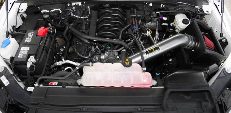 AEM 5.0L V8 Cold Air Intake System | Ford F-150 (15) (21-8129DC)