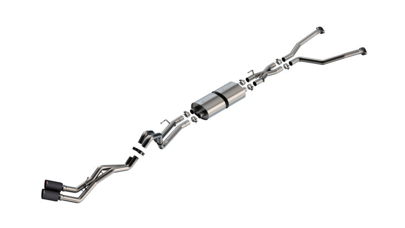 Borla 22-24 Toyota Tundra 3.4L V6 Hybrid Ext. Cab/STD Bed 145.7in WB ATAK Cat-Back | Toyota Tundra (22-24) (CFBA)