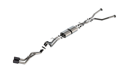 Borla 22-24 Toyota Tundra 3.4L V6 Hybrid Ext. Cab/STD Bed 145.7in WB ATAK Cat-Back | Toyota Tundra (22-24) (CFBA)