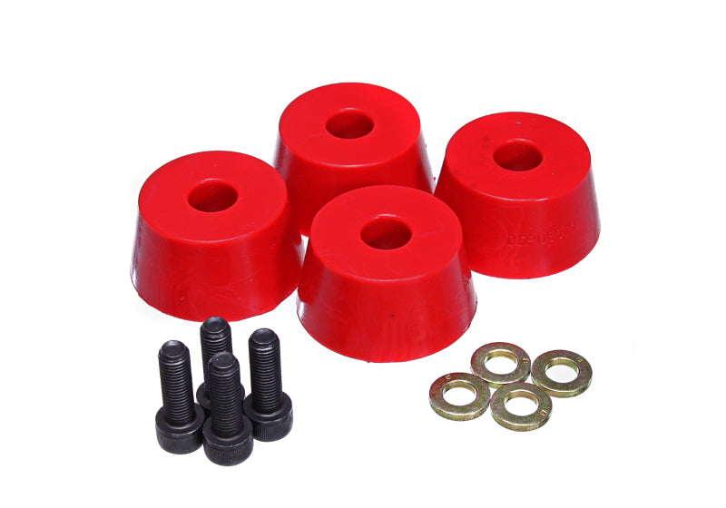 Energy Suspension Hyper Flex Red Bump Stop Set | Toyota 4Runner (00-05) (8.9103R)
