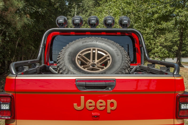 Rugged Ridge Bed Mount Spare Tire Carrier: Fits Most Jeep Gladiator Models (2018-2026)