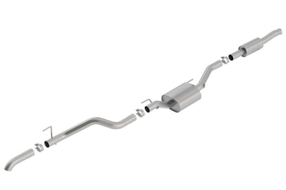 Borla ATAK Climber Cat-Back Exhaust System (Turn Down Exit): Jeep Gladiator JT 3.6L V6 2020 - 2025