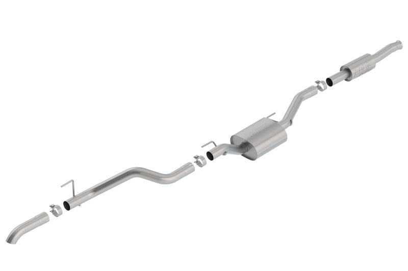Borla ATAK Climber Cat-Back Exhaust System (Turn Down Exit): Jeep Gladiator JT 3.6L V6 2020 - 2025