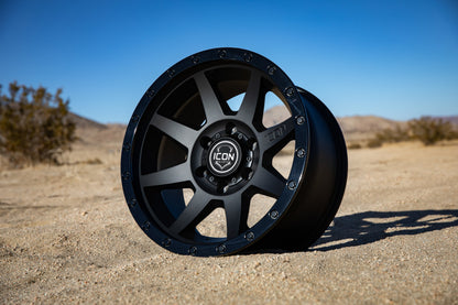 ICON Rebound 17x8.5 5x5 -6mm Offset Wheel | Jeep Gladiator JT (20-25) / Wrangler JK/JL (07-25)