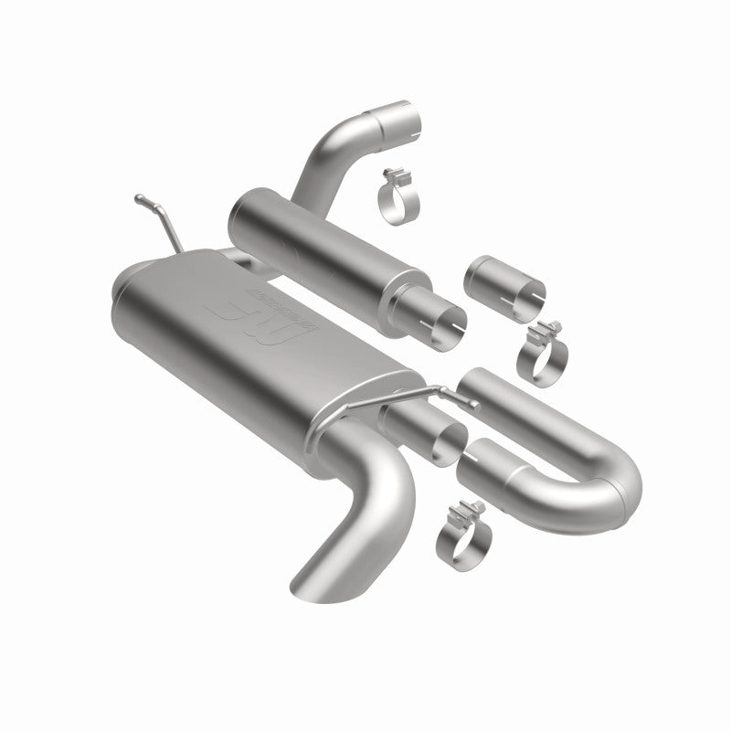 Magnaflow Overland Series Axle-Back Perf Exhaust System (REAR): Jeep Wrangler JL 18-25 2.0L / 3.6L