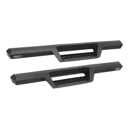 Westin Heavy Duty Textured Black Drop Nerf Step Bars: Jeep Wrangler 2018-2024