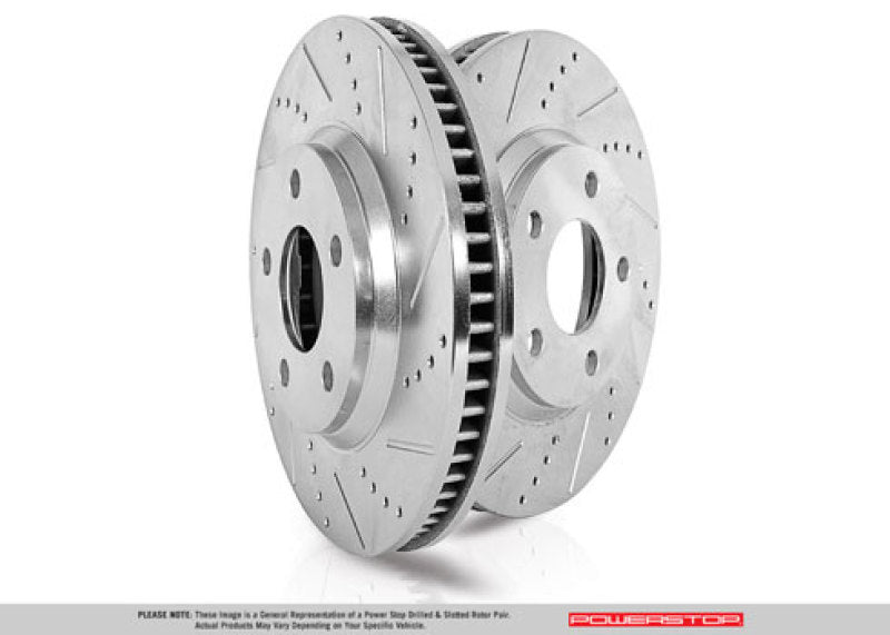 PowerStop Evolution D&S Zinc Plated Rear Rotors (REAR): Jeep Gladiator / Wrangler (18-26)
