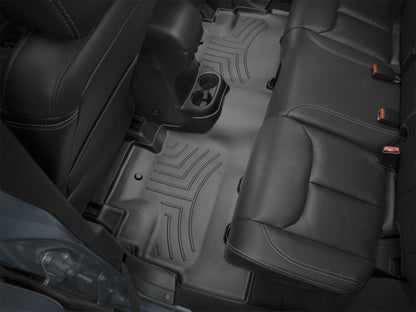 WeatherTech FloorLiner Rear Floor Mats (Black): Jeep Wrangler JK 2014 - 2018 (445732)