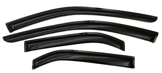 AVS Ventvisor Outside Mount Window Deflectors (4PC, Smoke): RAM 1500 Quad Cab 2019 - 2025