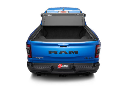 BAK BAKFlip MX4 Matte Hard Folding Truck Bed Cover: 2019-26 Ram 1500 5ft7in Bed w/ RamBox