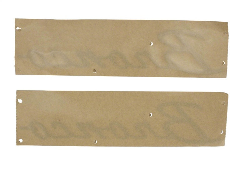 Ford Racing Silver Bronco Script Fender Badge | Ford Bronco (21-26) (M-1447-BSS)