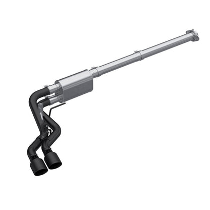MBRP 3in Cat-Back Single Side Exit Black Armor | Ford F-150 21-23 (S5217BLK)