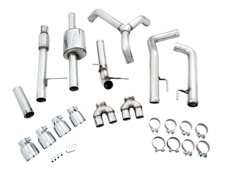 AWE Tuning 0FG Catback D&R Exhaust | Chevrolet Silverado 1500 / GMC Sierra 1500 (19-24) (3015-42201)