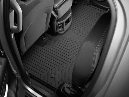 WeatherTech FloorLiner HP Rear Floor Mats (Black): Ram 1500 (19-26) Quad Cab w/OUT Storage