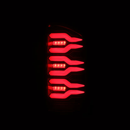 AlphaRex LUXX LED Tail Lights (Black/Red): Dodge Ram 1500 (02-06) & 3500 (03-06)