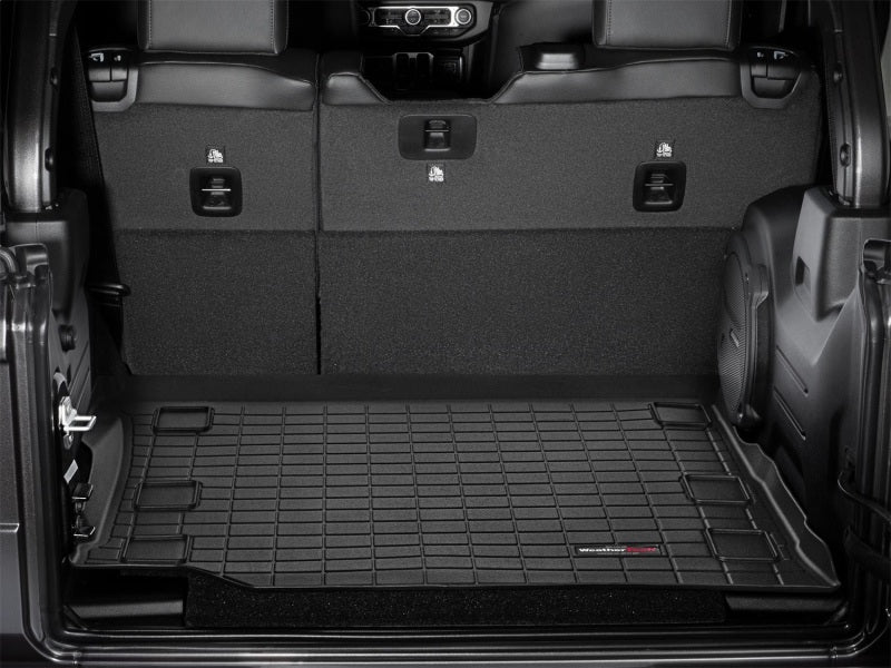 WeatherTech Cargo Liner (Black): Jeep Wrangler 2018 - 2025 (Flat Load Floor w/ Subwoofer)