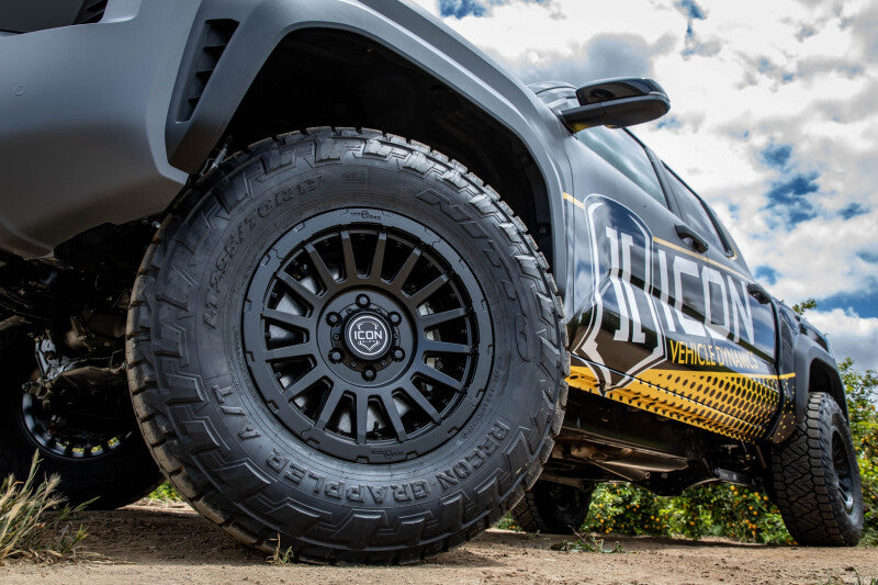 ICON Recon Pro 17x8.5 6x5.5 25mm Offset Satin Black Wheel | Ford Ranger / Ford Bronco (19-26 / 21-26) (23617859057SB)